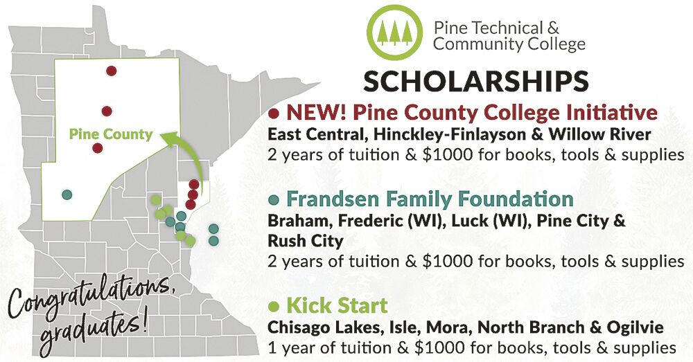 Pine Technical and Community College extends free scholarships to all Pine County students